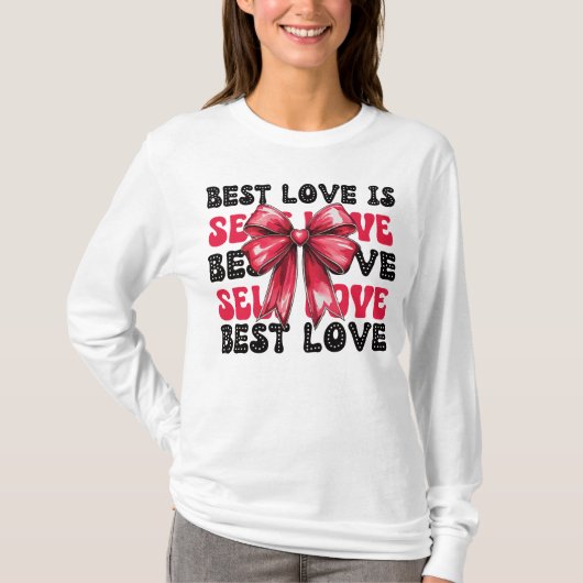 Valentinstag Selbst-Liebe T-Shirt (Vorderseite)
