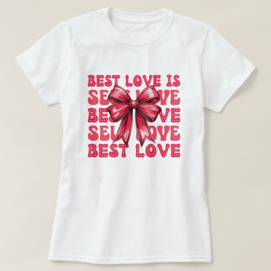 Valentinstag Selbst-Liebe T-Shirt (Design vorne)