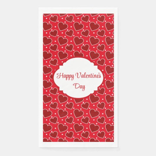 Valentinstag serviette (Vorderseite)