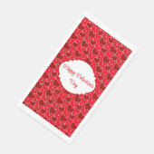 Valentinstag serviette (Ecke)