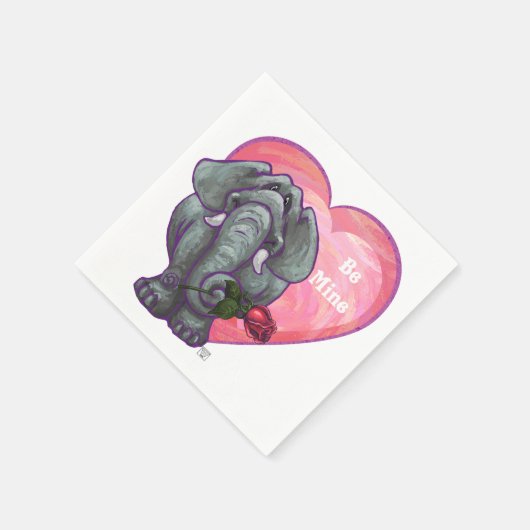 Valentinstag Serviette (Ecke)