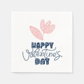 Valentinstag Serviette (Vorderseite)