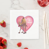 Valentinstag Serviette (Beispiel)