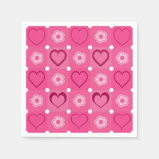 Valentinstag Serviette (Vorderseite)