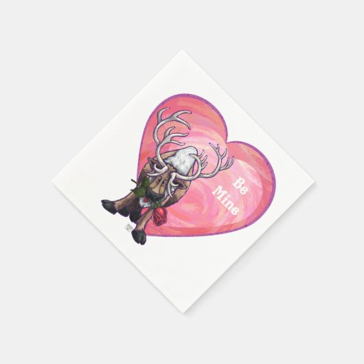 Valentinstag Serviette (Ecke)