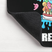 Valentinstag Shark Heart Breakfast Jungs Kinder Mousepad (Ecke)