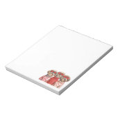 Valentinstag Shih Tzu Dogs Notizblock (Rotiert)