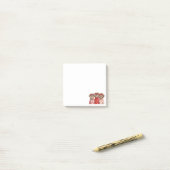 Valentinstag Shih Tzu Dogs Post-it Klebezettel (Auf Schreibtisch)