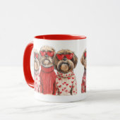 Valentinstag Shih Tzu Dogs Tasse (Vorderseite Links)
