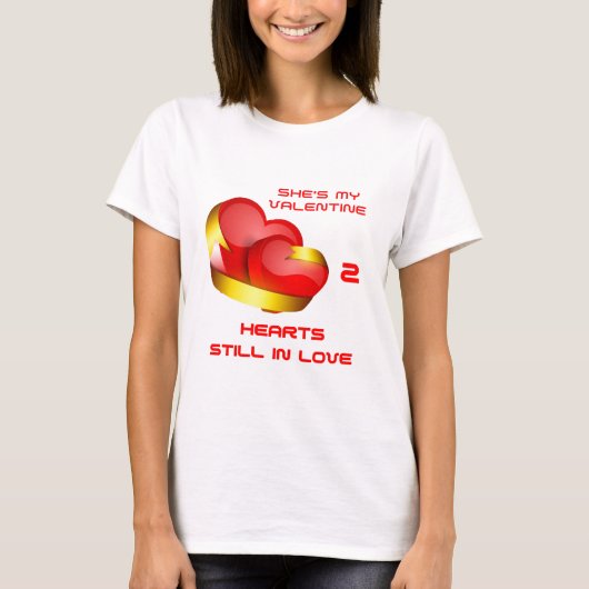 Valentinstag Shirt für Paare. (Vorderseite)