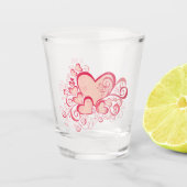 Valentinstag-Shotglas Schnapsglas (Vorderseite)