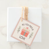 Valentinstag - Sie brauchen nur Liebe Geschenkanhänger (Beispiel)