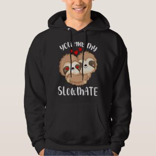 Valentinstag Sie sind mein langjähriges Herz Lazy Hoodie