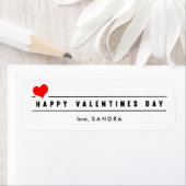 Valentinstag-Siegel des Roten Herzens (Insitu)