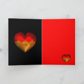 Valentinstag sind Sie mein Engel? Karte (Innenseite)