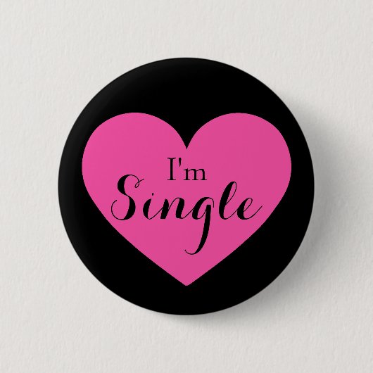 Valentinstag Single Button (Vorderseite)