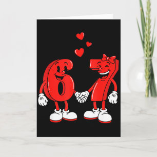 Valentinstag Six Seven Hearts 6 7 Meme Gen Alpha Karte
