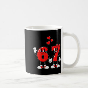 Valentinstag Six Seven Herzen 6 7 Meme Gen Alph Kaffeetasse
