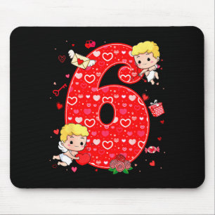Valentinstag Six Seven Herzen 6 7 Meme Gen Alph Mousepad