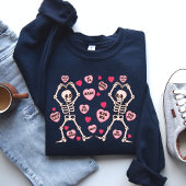Valentinstag Skelett Shirt, Valentingeschenk Sweatshirt