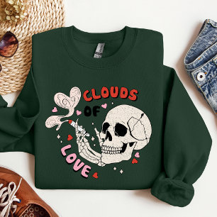 Valentinstag Skelett Shirt, Valentingeschenk Sweatshirt