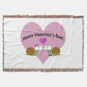 Valentinstag Snails Decke