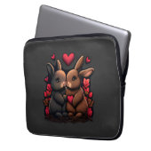 Valentinstag Sonnenschein, Liebe Herz und Rose Laptopschutzhülle (Vorderseite Links)