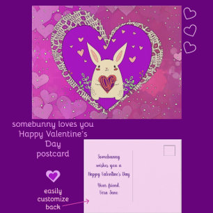Valentinstag Sonnenschein mit Liebe Herz Postkarte