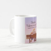 Valentinstag-Special" Kaffeetasse (Vorderseite Links)
