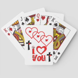Valentinstag-Spielkarten-Deck Spielkarten