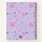 Valentinstag Spiralheft Notizblock (Rückseite)