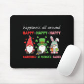 Valentinstag St. Patrick Ostern Gnome Shirt, froh Mousepad (Mit Mouse)