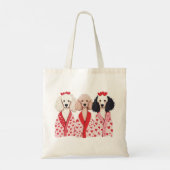 Valentinstag Standard Poodle Hunde Tragetasche (Rückseite)