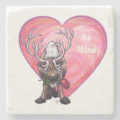 Valentinstag Steinuntersetzer (Vorderseite)