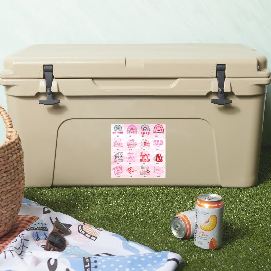 VALENTINSTAG STICKERS - Titelseite - Aufkleber (Kühler)