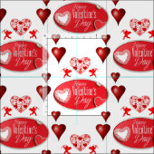 Valentinstag-Stoff Stoff (Kachel)