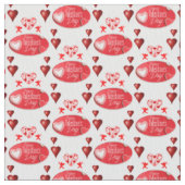 Valentinstag-Stoff Stoff (Nahaufnahme)