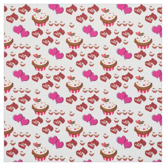 Valentinstag-Stoff Stoff (Muster)