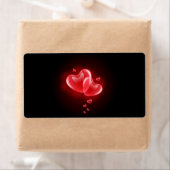 Valentinstag strahlende Herzen (Insitu)