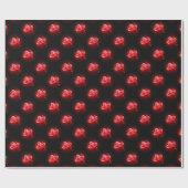 Valentinstag strahlende Herzen Geschenkpapier (Flach)