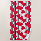 Valentinstag Strandtuch (Vorderseite)
