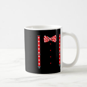 Valentinstag-Suspendierer und Krawatte für Herzklo Kaffeetasse