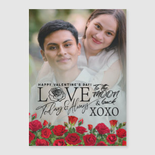 Valentinstag Süße Romantische Fotos Magnetkarte