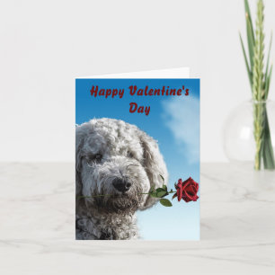 Valentinstag Süßer Welpe Karte
