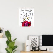 VALENTINSTAG SWANS Poster (Heimbüro)