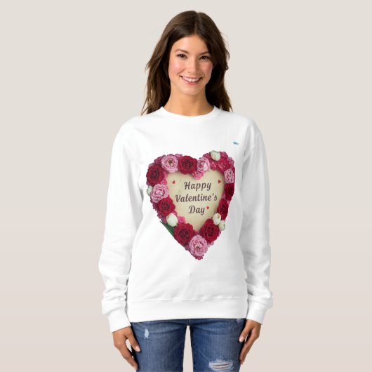 Valentinstag Sweatshirt (Vorne ganz)
