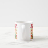 Valentinstag Sweeping Heart Romantische Rose Espressotasse (Rückseite)