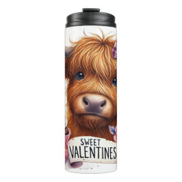 Valentinstag Sweet Highland Kuh Thermal Tumbler Thermosbecher