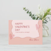 Valentinstag Sweet Holiday Card Feiertagskarte (Stehend Vorderseite)