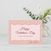 Valentinstag Sweet Holiday Card Feiertagskarte (Stehend Vorderseite)